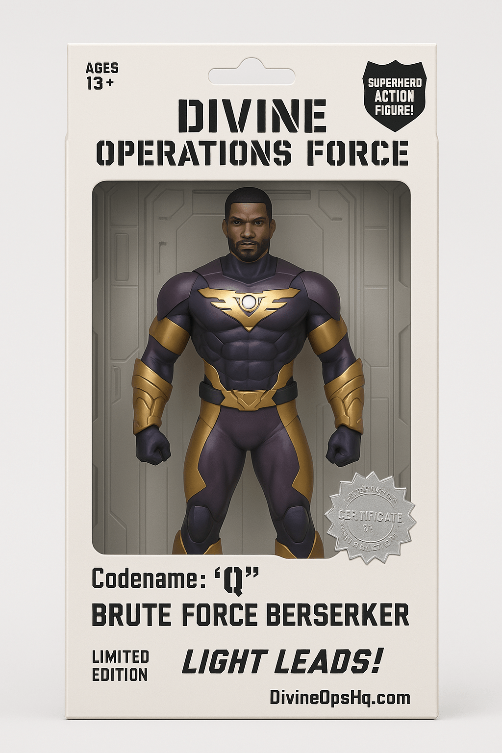 Codename: Q – (Limited Edition Action Figure) - Divine Operations