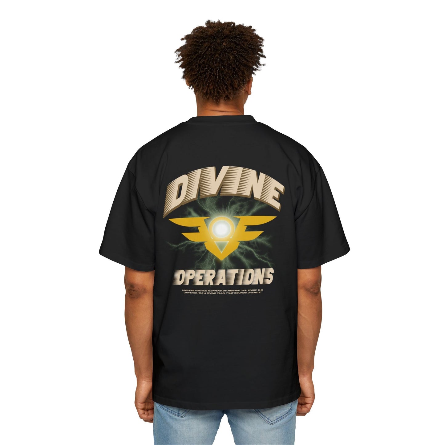 "Phirst to Lead, Phirst to Serve" Graphic - Divine Operations Oversized Tee - The Divine Operations