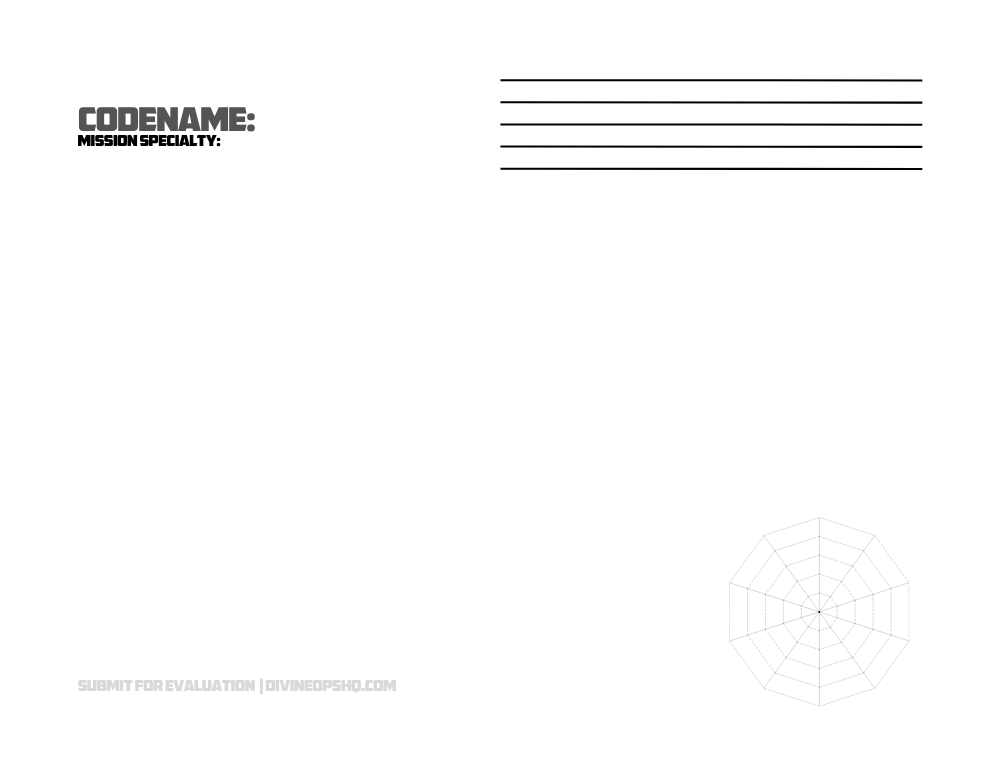 Classified Operative Files - Divine Operations