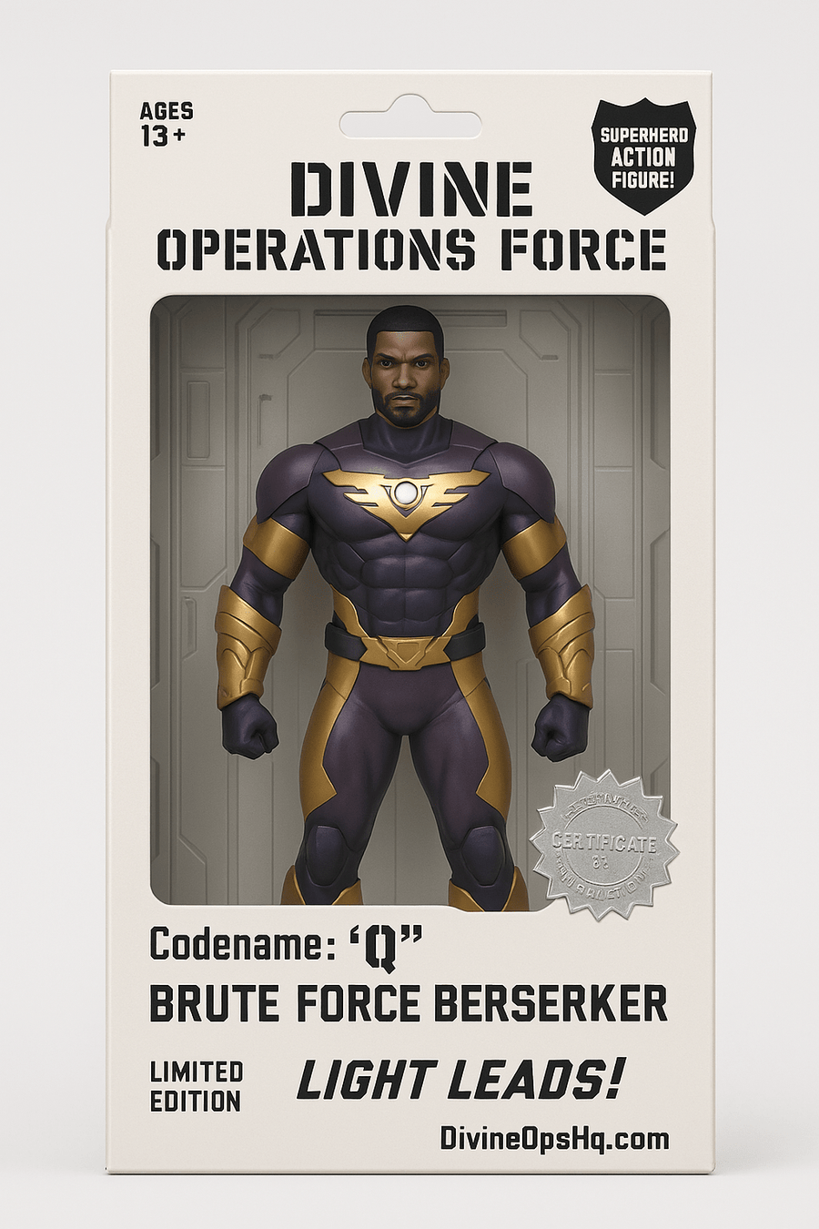 Codename: Q – (Limited Edition Action Figure) - Divine Operations