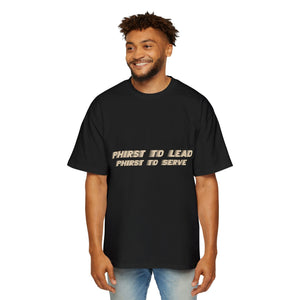 "Phirst to Lead, Phirst to Serve" Graphic - Divine Operations Oversized Tee - The Divine Operations